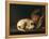 A Sleeping Dog with Terracotta Pot, 1650-Gerrit or Gerard Dou-Framed Premier Image Canvas