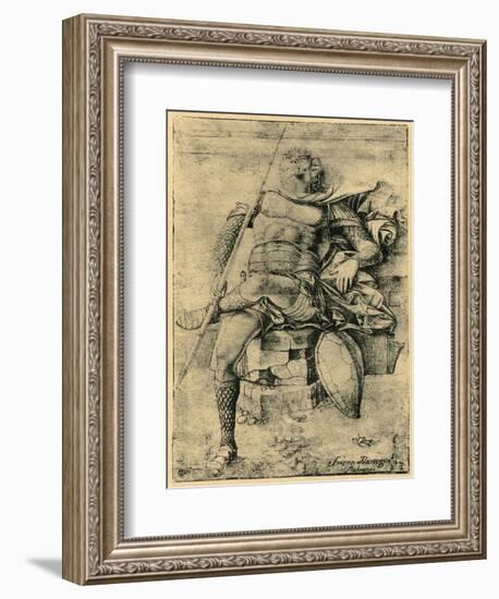 A Sleeping Soldier, 1913-Andrea Mantegna-Framed Giclee Print