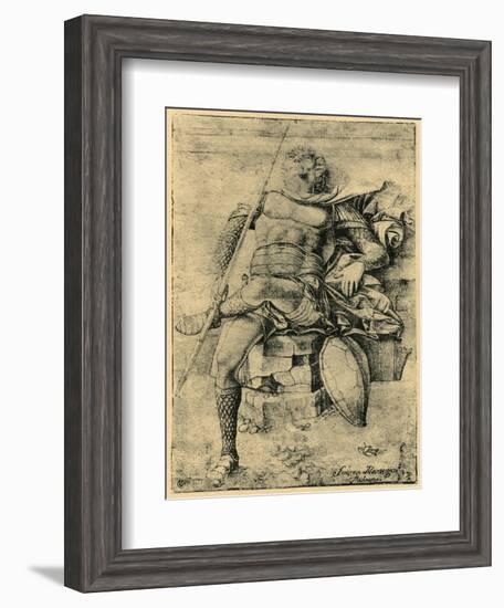 A Sleeping Soldier, 1913-Andrea Mantegna-Framed Giclee Print