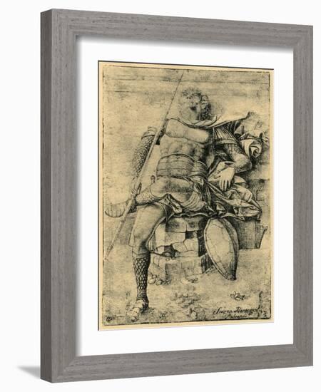 A Sleeping Soldier, 1913-Andrea Mantegna-Framed Giclee Print