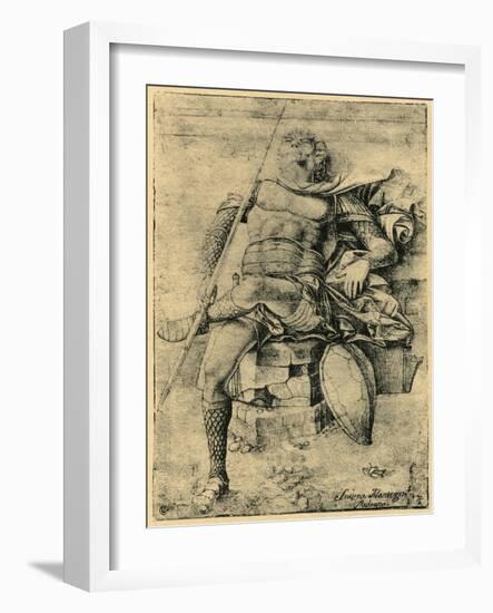 A Sleeping Soldier, 1913-Andrea Mantegna-Framed Giclee Print