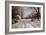 A Sleigh Ride through a Winter Landscape-Peder Mork Monsted-Framed Giclee Print