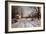 A Sleigh Ride through a Winter Landscape-Peder Mork Monsted-Framed Giclee Print