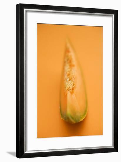 A Slice of Cantaloupe Melon-Foodcollection-Framed Photographic Print