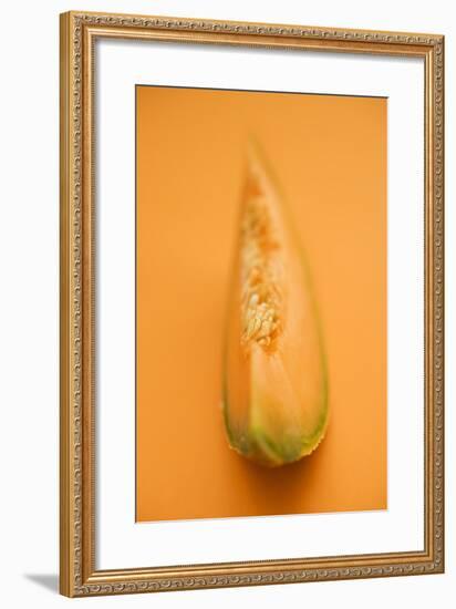 A Slice of Cantaloupe Melon-Foodcollection-Framed Photographic Print