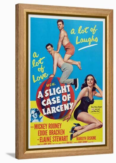 A Slight Case of Larceny, 1953-null-Framed Stretched Canvas