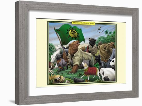 A Sloth of Prolibearean Bears-Richard Kelly-Framed Art Print