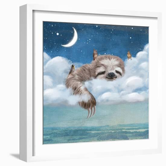 A Sloth’s Dream-Paula Belle Flores-Framed Art Print