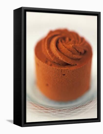A Small Chocolate Ice Cream Cake-Jean Cazals-Framed Premier Image Canvas