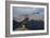 A small chorten with prayer flags marks top of a hill near Ringmo, Dolpa region, Himalayas, Nepal-Alex Treadway-Framed Photographic Print