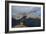 A small chorten with prayer flags marks top of a hill near Ringmo, Dolpa region, Himalayas, Nepal-Alex Treadway-Framed Photographic Print