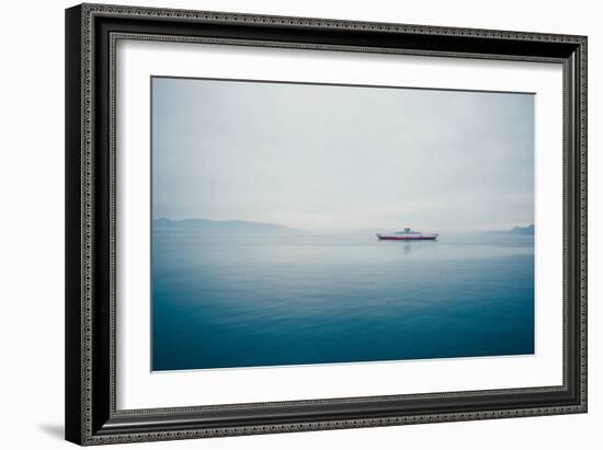 A Small Ferry on Blue Water-Clive Nolan-Framed Photographic Print