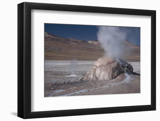 A Small Geothermal Fumarole Emitting Steam at El Tatio Geyser-Mallorie Ostrowitz-Framed Photographic Print