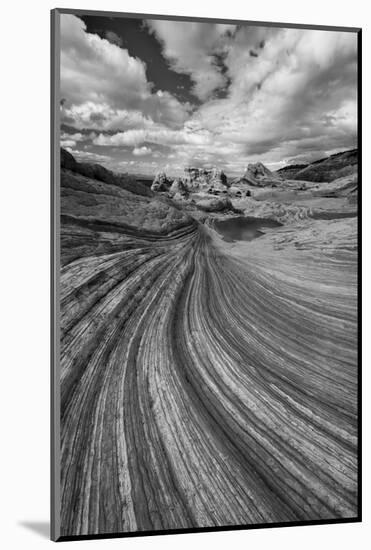 A Small Pool and Geological Formations Found at Vermillion Cliffs National Monument-Judith Zimmerman-Mounted Photographic Print