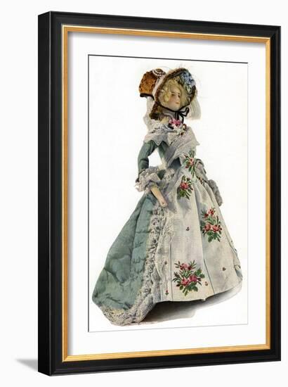 A Small-Scale Dress Design Mannequin, 1938-null-Framed Giclee Print