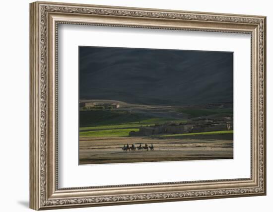 A Small Village in Bamiyan Province, Afghanistan, Asia-Alex Treadway-Framed Photographic Print