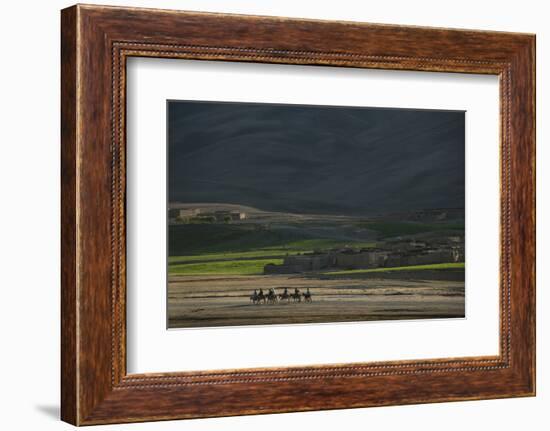 A Small Village in Bamiyan Province, Afghanistan, Asia-Alex Treadway-Framed Photographic Print