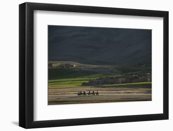 A Small Village in Bamiyan Province, Afghanistan, Asia-Alex Treadway-Framed Photographic Print