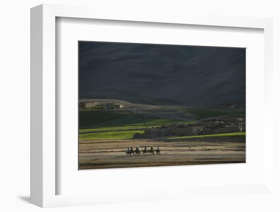 A Small Village in Bamiyan Province, Afghanistan, Asia-Alex Treadway-Framed Photographic Print