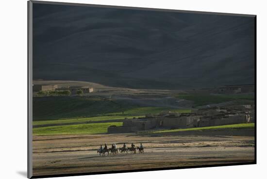 A Small Village in Bamiyan Province, Afghanistan, Asia-Alex Treadway-Mounted Photographic Print