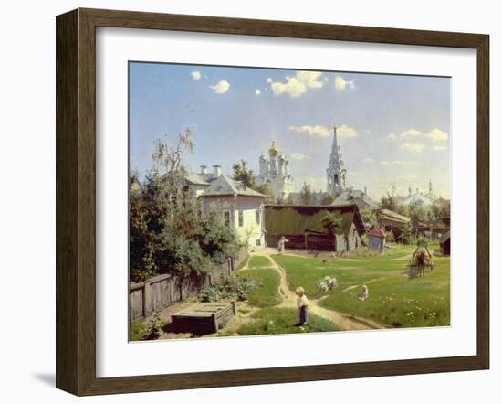 A Small Yard in Moscow, 1878-Vasilij Dmitrievich Polenov-Framed Giclee Print