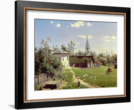 A Small Yard in Moscow, 1878-Vasilij Dmitrievich Polenov-Framed Giclee Print