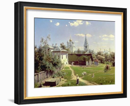 A Small Yard in Moscow, 1878-Vasilij Dmitrievich Polenov-Framed Giclee Print