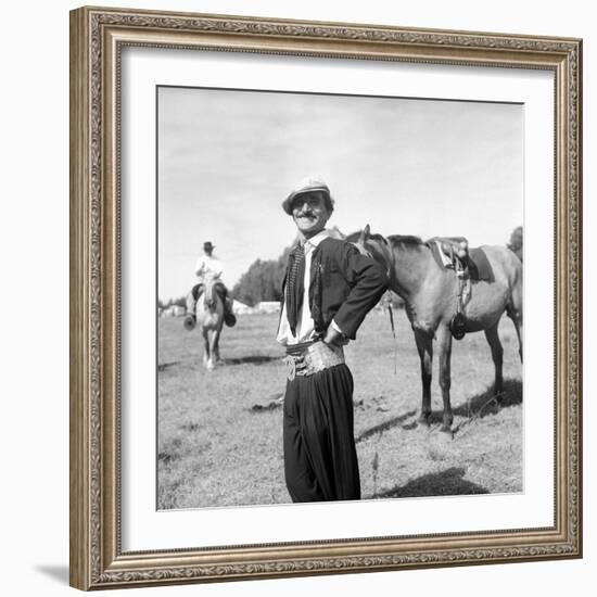 A Smiling Gaucho-Walter Mori-Framed Photographic Print