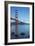 A Smooth-Water Reflection Of The Golden Gate Bridge In The Early Morning Light-Joe Azure-Framed Photographic Print