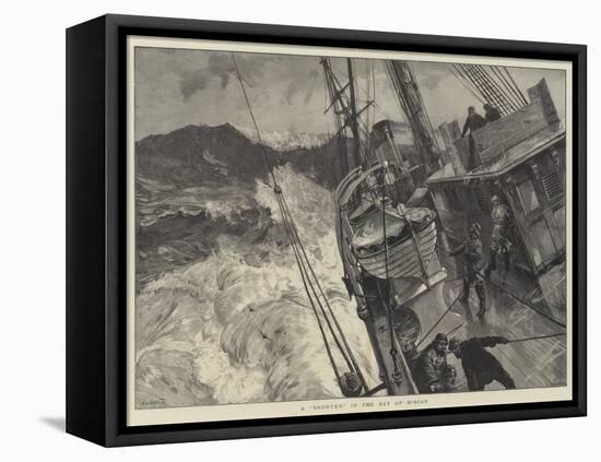 A Snorter in the Bay of Biscay-William Heysham Overend-Framed Premier Image Canvas