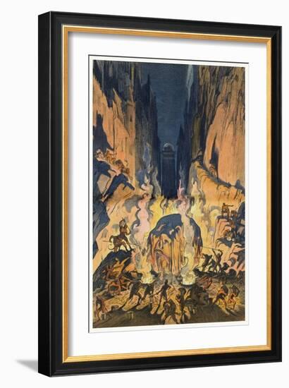 A Snowball In Hell-Udo J. Keppler-Framed Art Print