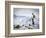 A Snowboarder at the Summit of Mount Affawat in Gulmarg, Kashmir, India-Julian Love-Framed Photographic Print