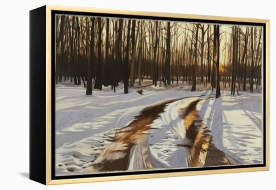 A Snowy Path at Tanglewood-Helen J. Vaughn-Framed Premier Image Canvas