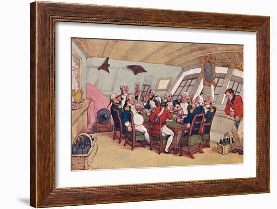 'A Snug Cabin', c1810, (1904)-Thomas Rowlandson-Framed Giclee Print