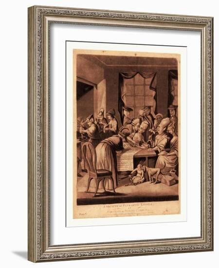 A Society of Patriotic Ladies-null-Framed Giclee Print