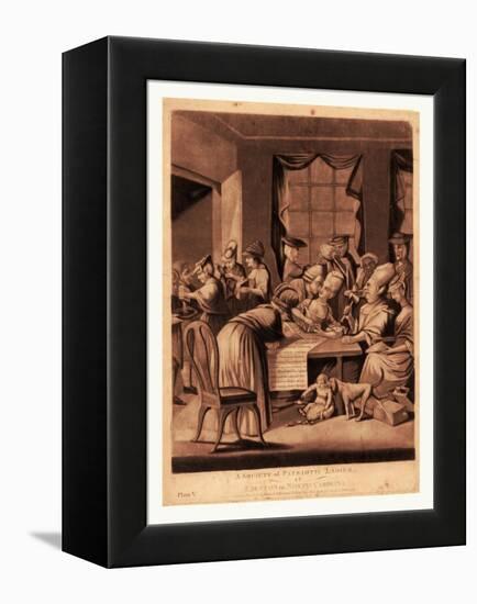 A Society of Patriotic Ladies-null-Framed Premier Image Canvas