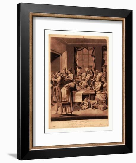 A Society of Patriotic Ladies-null-Framed Giclee Print