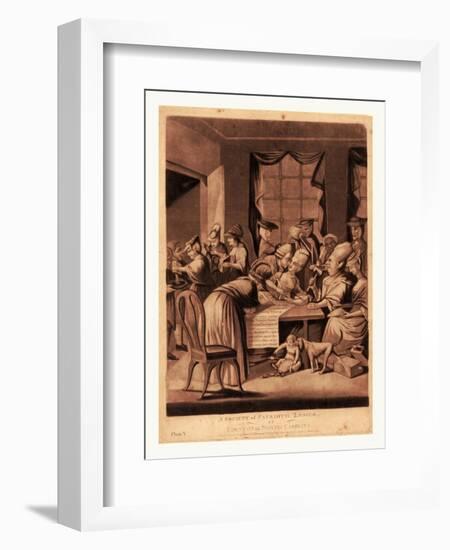 A Society of Patriotic Ladies-null-Framed Giclee Print