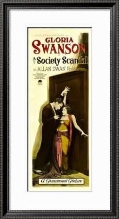 A Society Scandal From Left Rod La Rocque Gloria Swanson 1924 Art Print Art Com