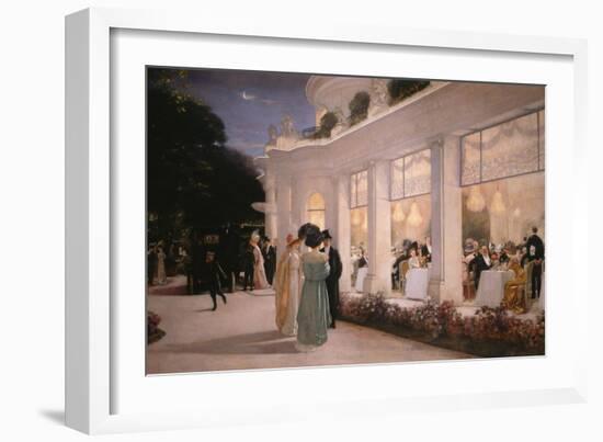 A Soiree at Pre-Catelan, 1909-Henri Gervex-Framed Giclee Print