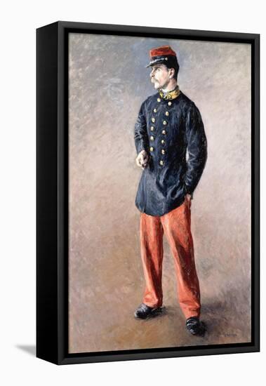 A Soldier, C.1881-Gustave Caillebotte-Framed Premier Image Canvas