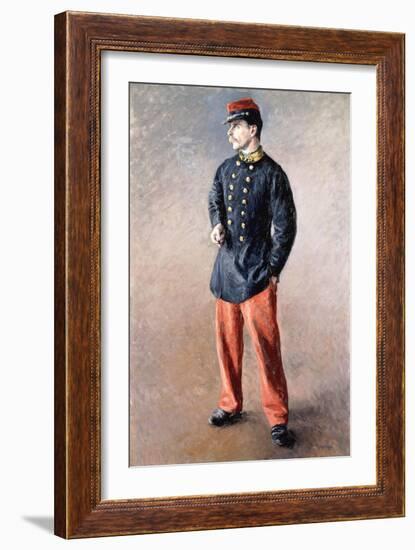 A Soldier, C.1881-Gustave Caillebotte-Framed Giclee Print