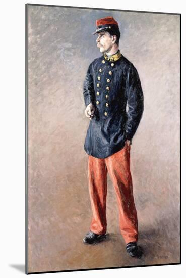 A Soldier, C.1881-Gustave Caillebotte-Mounted Giclee Print