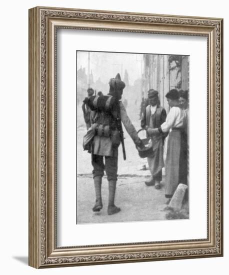 A Soldier from the British Indian Army, France, C1915-null-Framed Premium Giclee Print