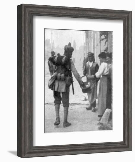 A Soldier from the British Indian Army, France, C1915-null-Framed Premium Giclee Print
