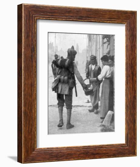 A Soldier from the British Indian Army, France, C1915-null-Framed Premium Giclee Print