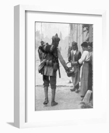 A Soldier from the British Indian Army, France, C1915-null-Framed Premium Giclee Print