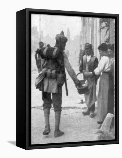 A Soldier from the British Indian Army, France, C1915-null-Framed Premier Image Canvas