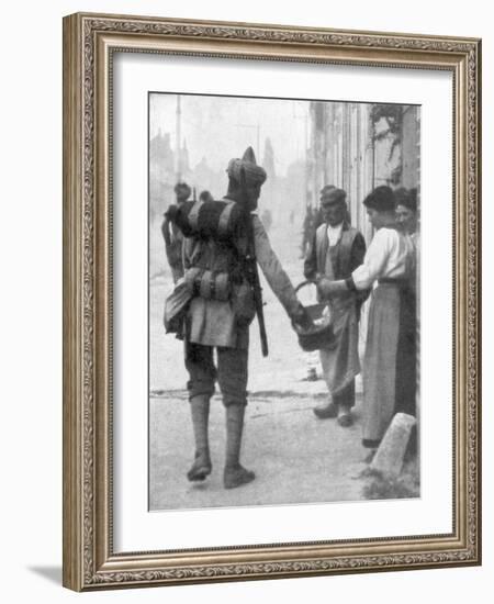 A Soldier from the British Indian Army, France, C1915-null-Framed Giclee Print