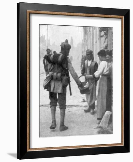 A Soldier from the British Indian Army, France, C1915-null-Framed Giclee Print